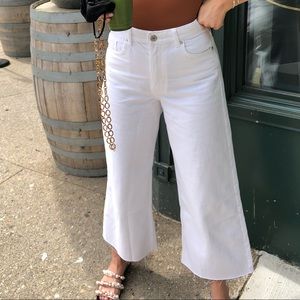 White zara jeans